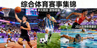 综合体育赛事集锦 - 多种运动项目运动员竞技画面